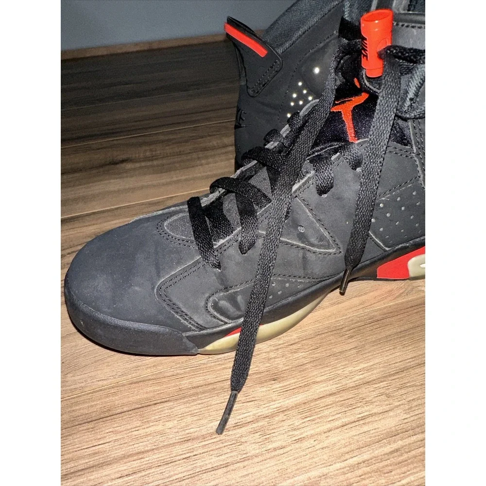 Size‎ 11 - Jordan 6 Retro Men's Black Infrared With Box (384664-060)